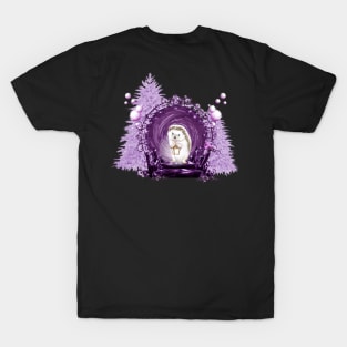 Little Hedgehog in a winter landscape T-Shirt